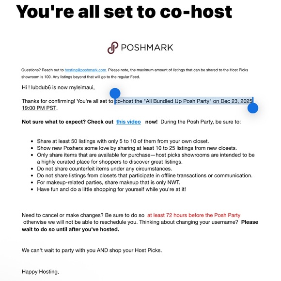 I’m Co-hosting the "All Bundled Up Posh Party" on Dec 23, 2025 at 7:00 pm PST - Picture 3 of 5